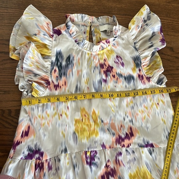 Pinch Color Splash Tiered Flare Dress Size S - Picture 5 of 10